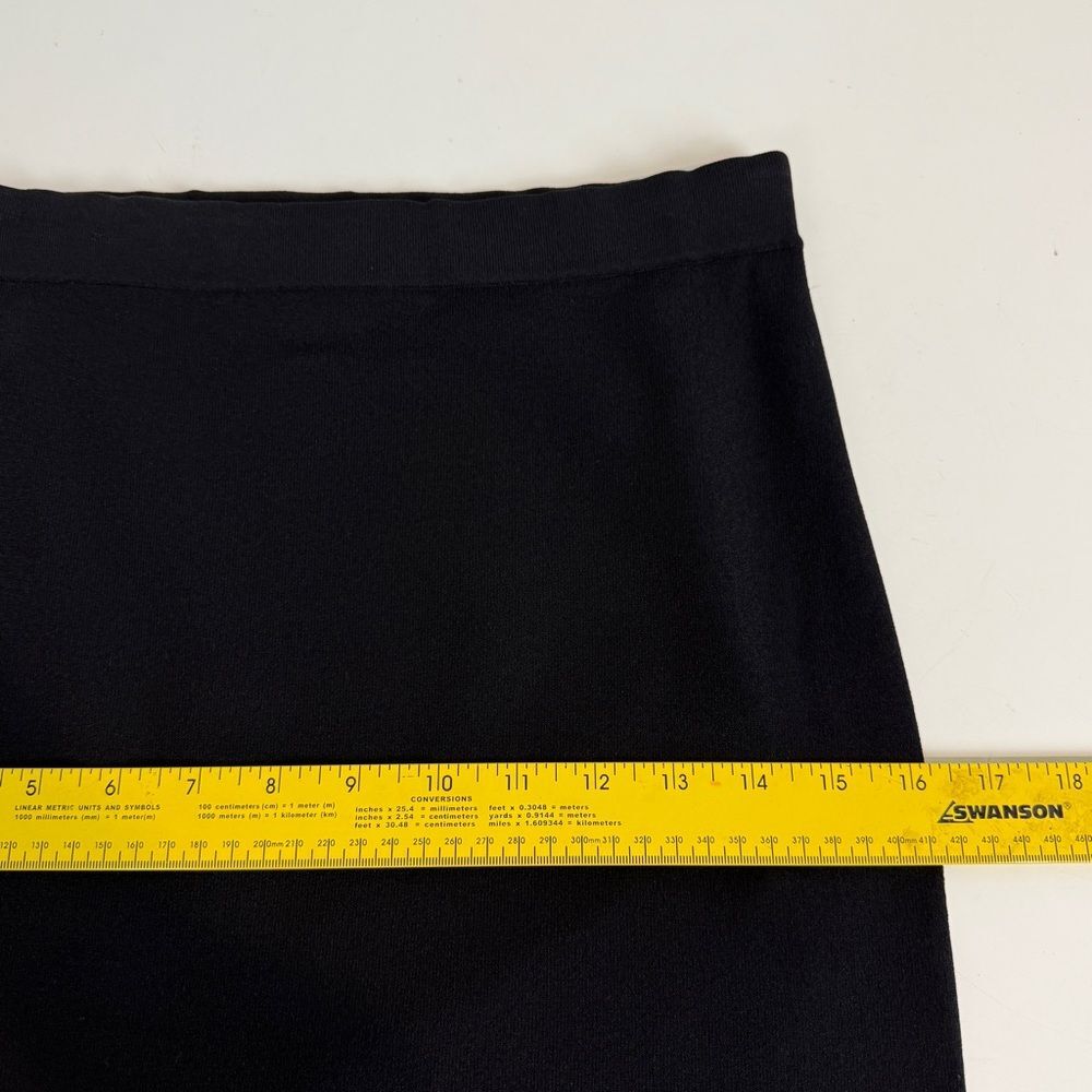 Vince Black Viscose Knit Bodycon Pencil Skirt S - Picture 7 of 9